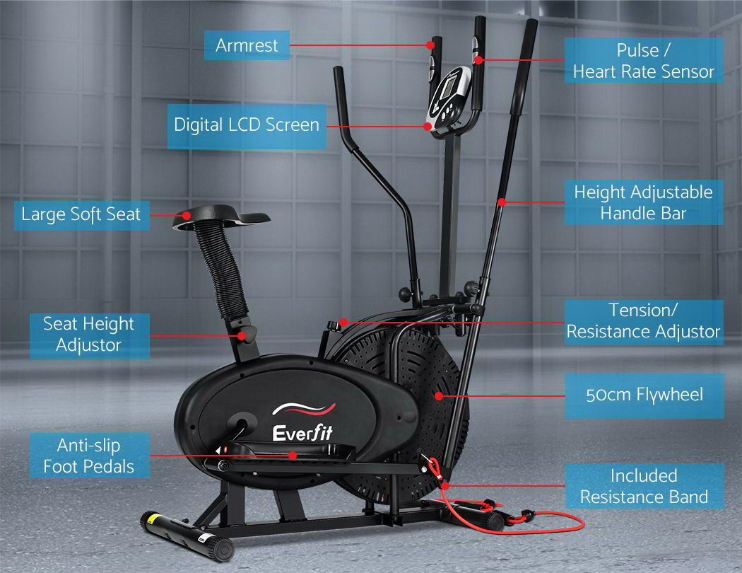 Everfit 5 in 1 Elliptical Cross Trainer