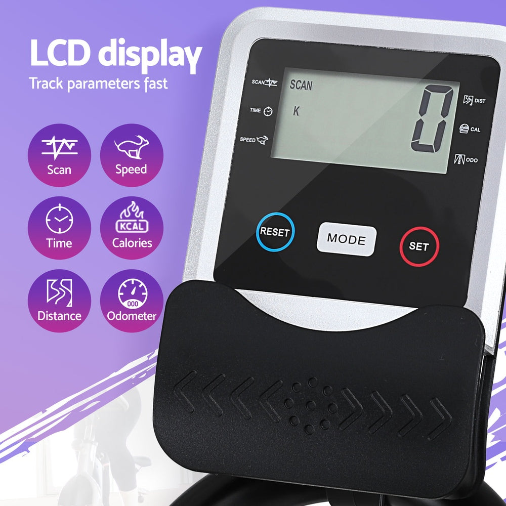 Everfit Spin Bike LCD Display 15 kg Flywheel