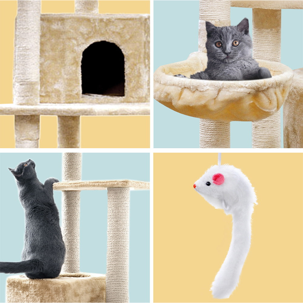 i.Pet Cat Scratch Tower 203cm x 55cm x 55cm