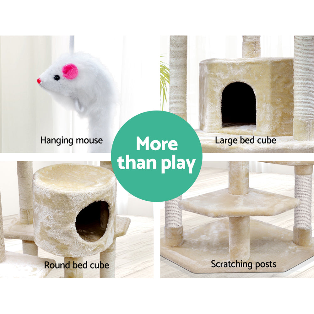 i.Pet Cat Scratch Tower 203cm x 55cm x 55cm