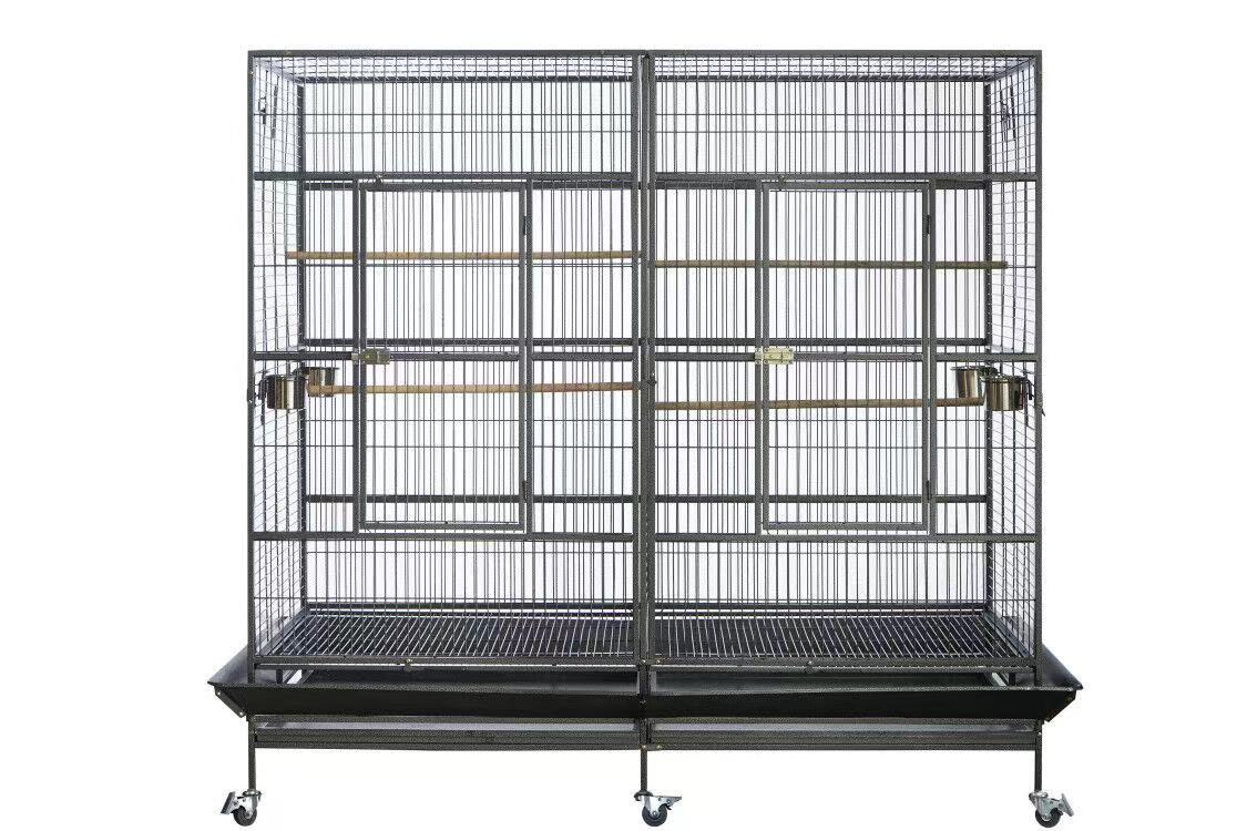 YES4PETS Twin Bird Cage 195cm x 217cm x 117cm