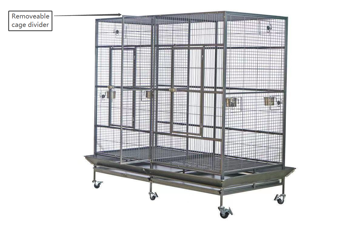 YES4PETS Twin Bird Cage 195cm x 217cm x 117cm
