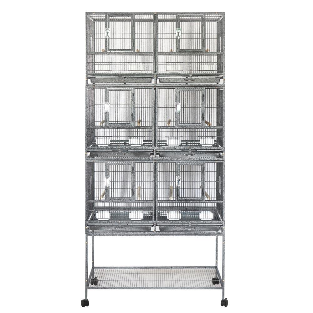 YES4PETS 3 Stacker Bird Cage 208cm x 96cm x 46cm