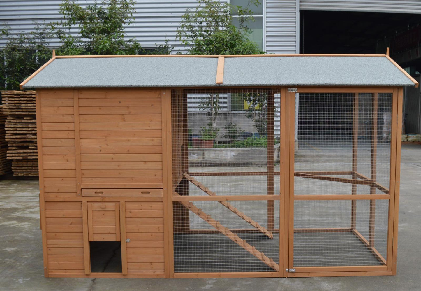 YES4PETS Walk in Chicken Coop 3m x 1.8m x 1.57m