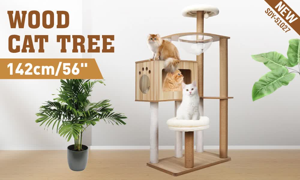 VaKa Cat Scratch Tower 142cm x 60cm x 40cm