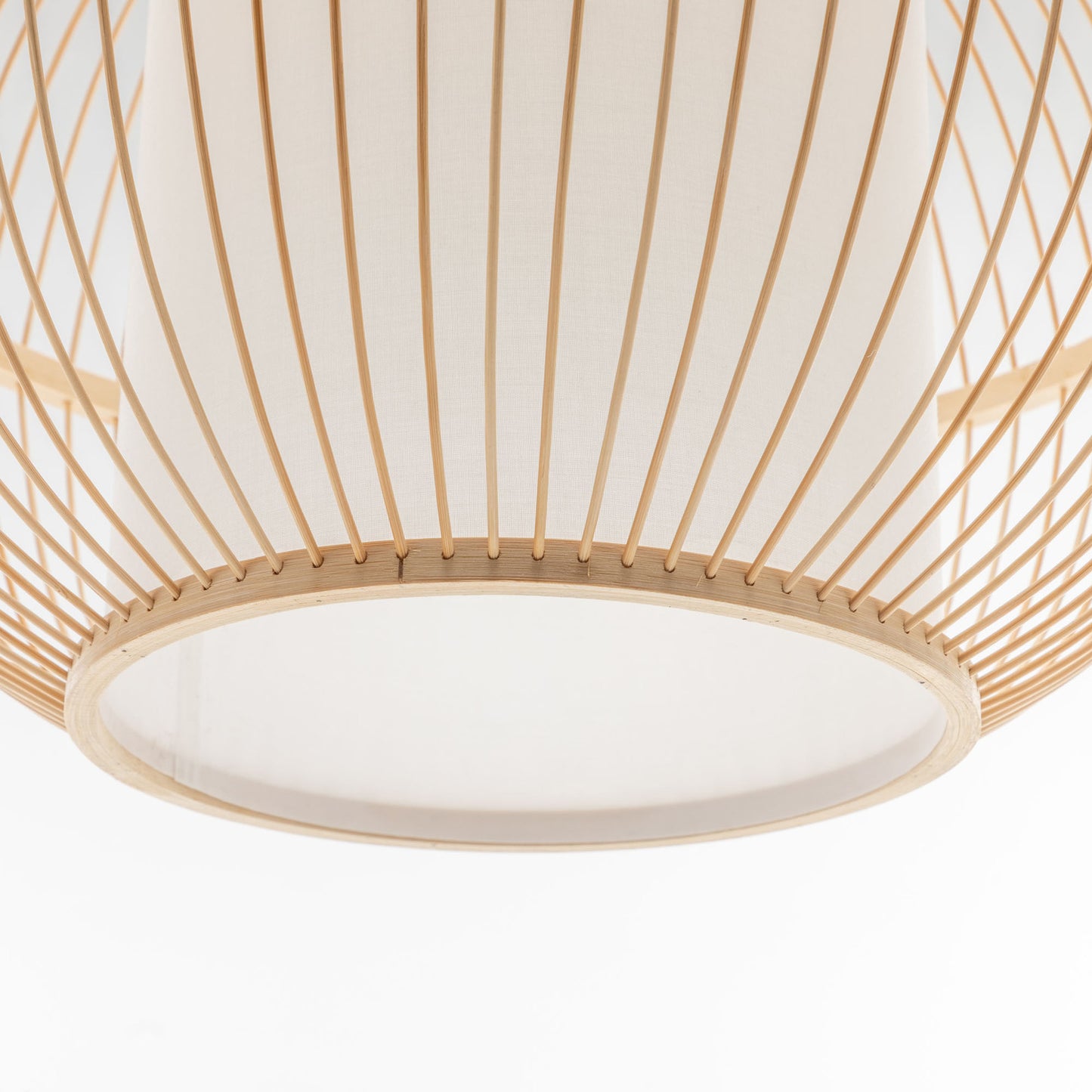 Natural Woven Bamboo Sphere Pendant Light