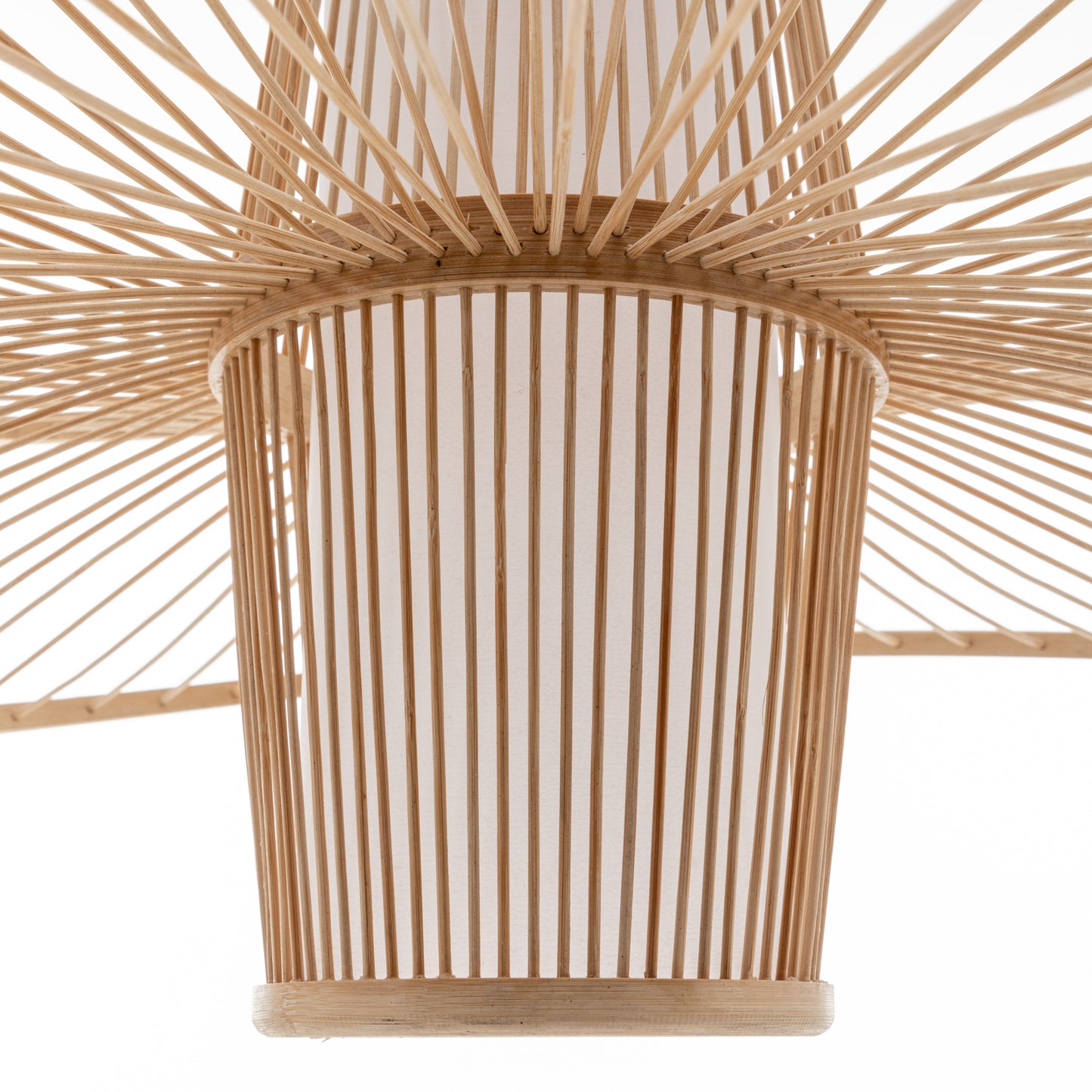 Elysian Breeze Hand Woven Bamboo Pendant Light
