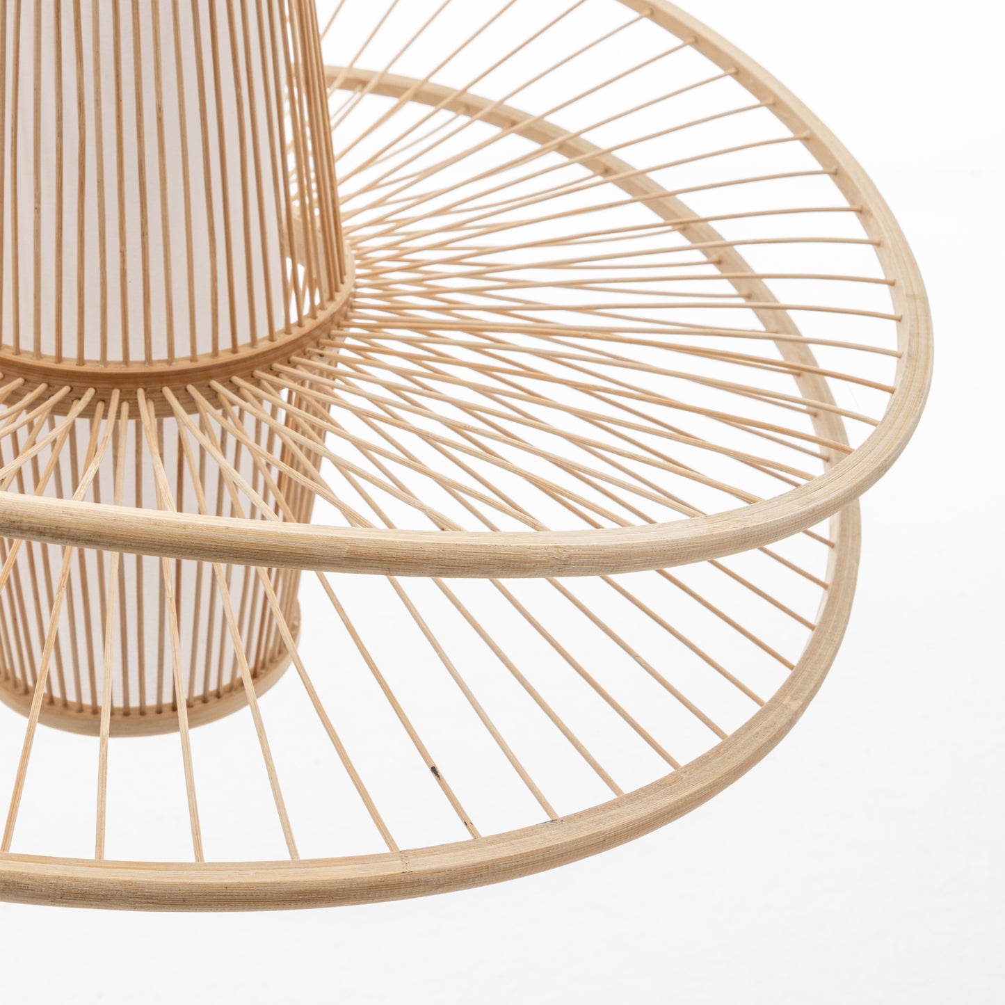Elysian Breeze Hand Woven Bamboo Pendant Light