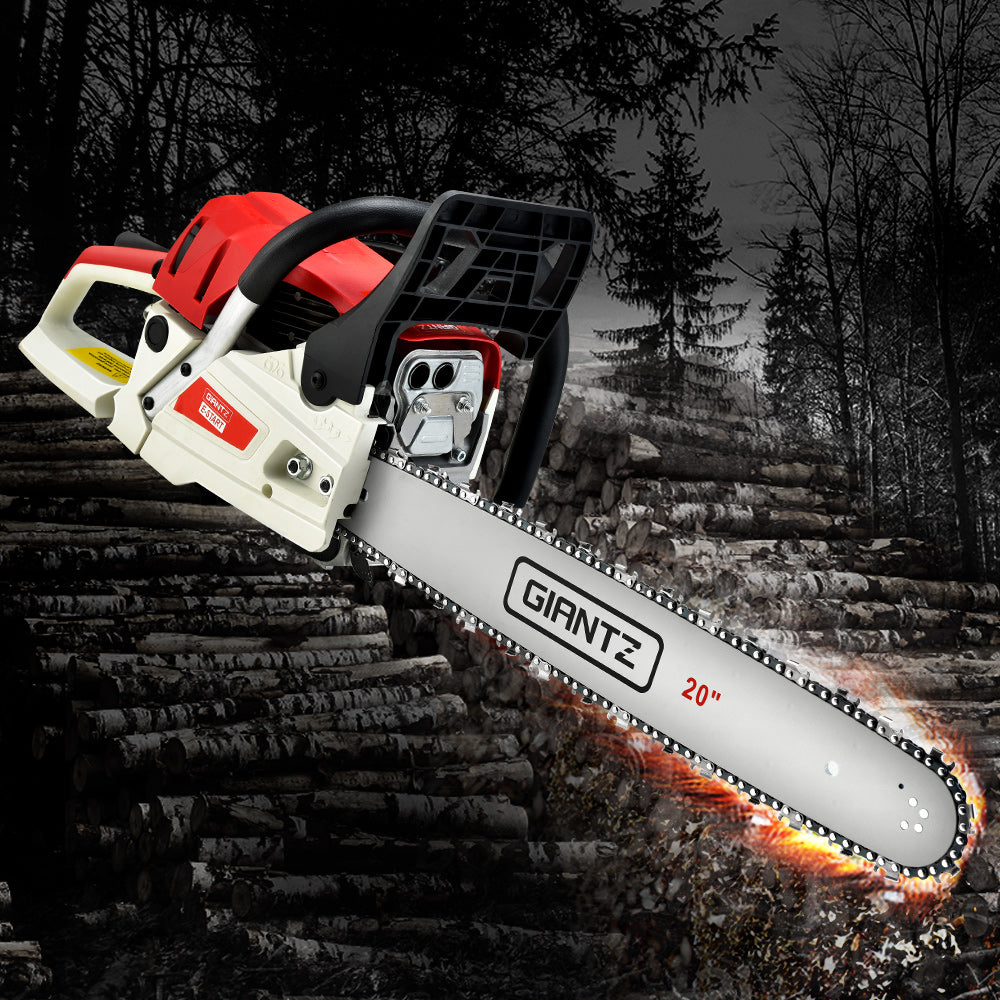 Giantz 62CC Chainsaw 20" Bar E-Start