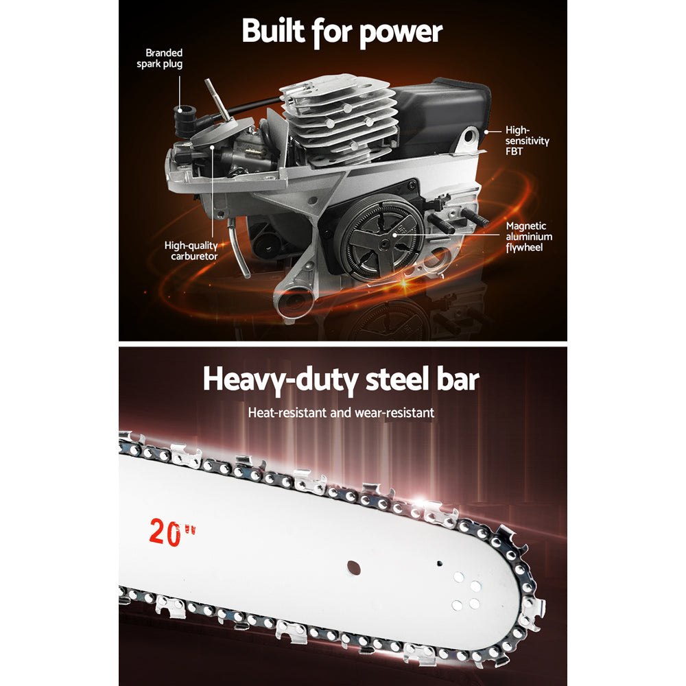 Giantz 52 CC Chainsaw E-Start