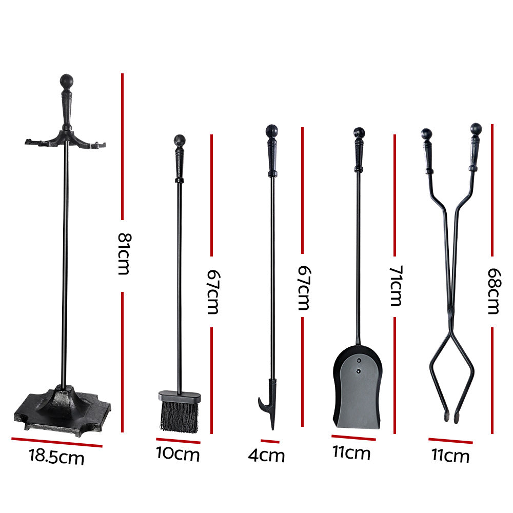 Grillz Fireplace Tool Set