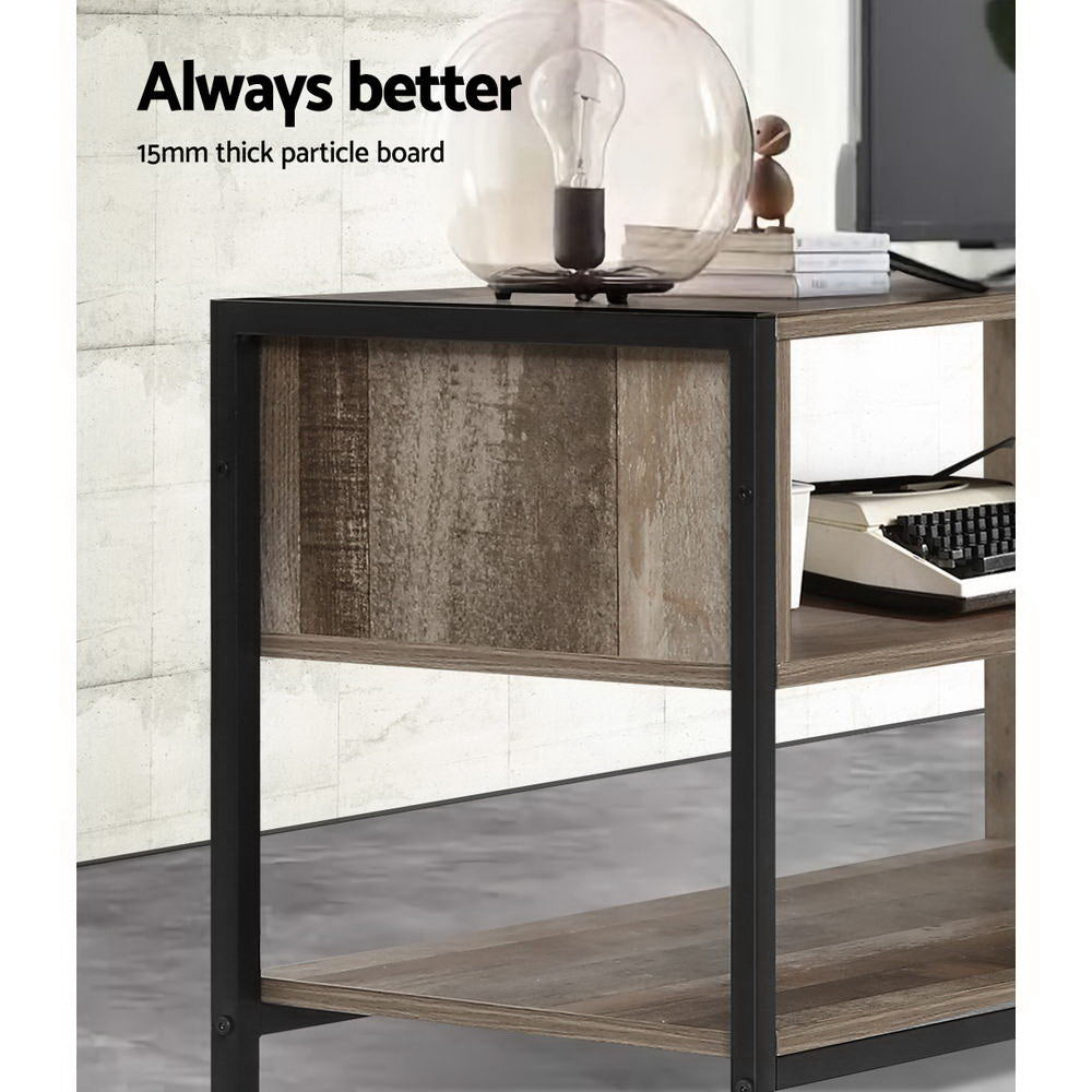 Artiss TV Entertainment Unit Industrial Rustic 124cm