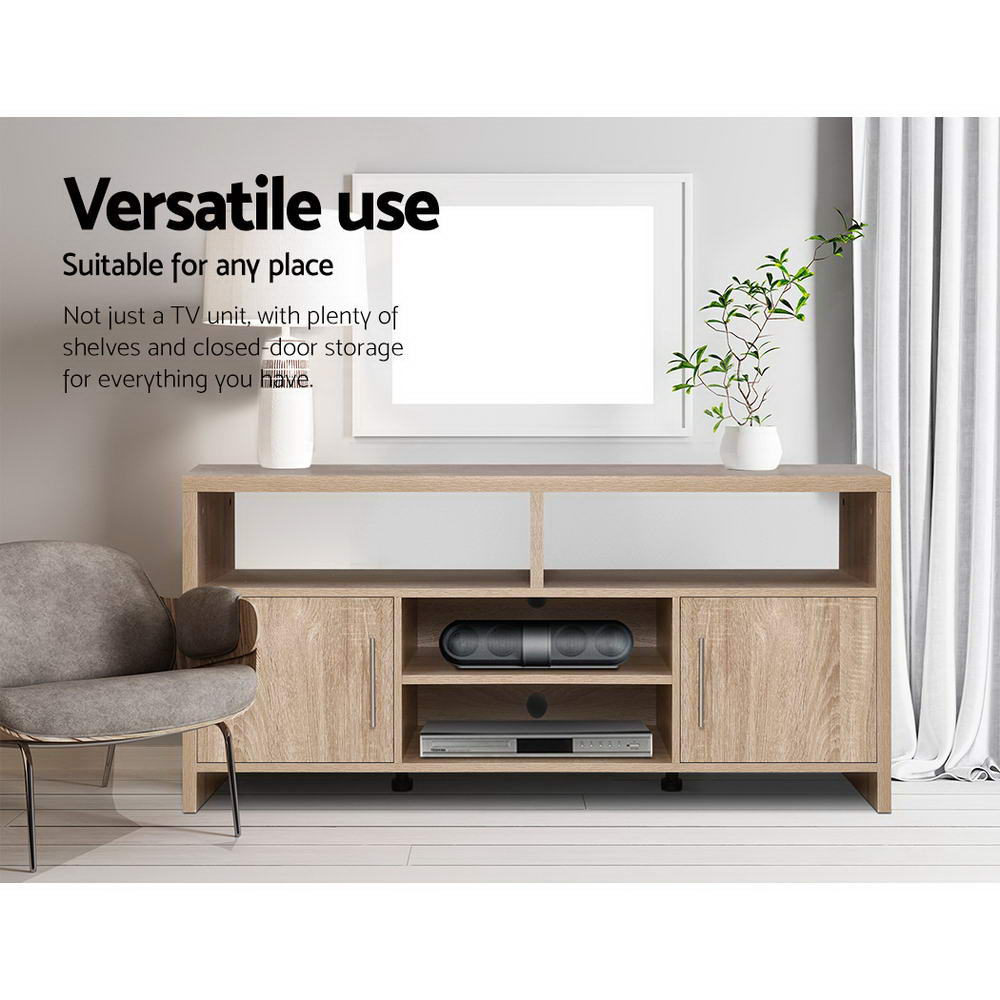 Artiss TV Cabinet Oak Finish 140cm