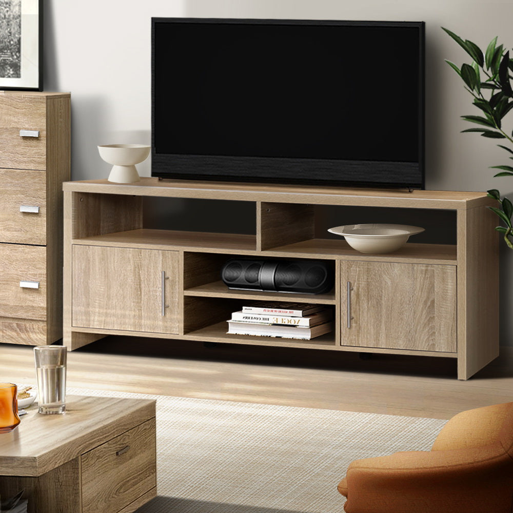 Artiss TV Cabinet Oak Finish 140cm