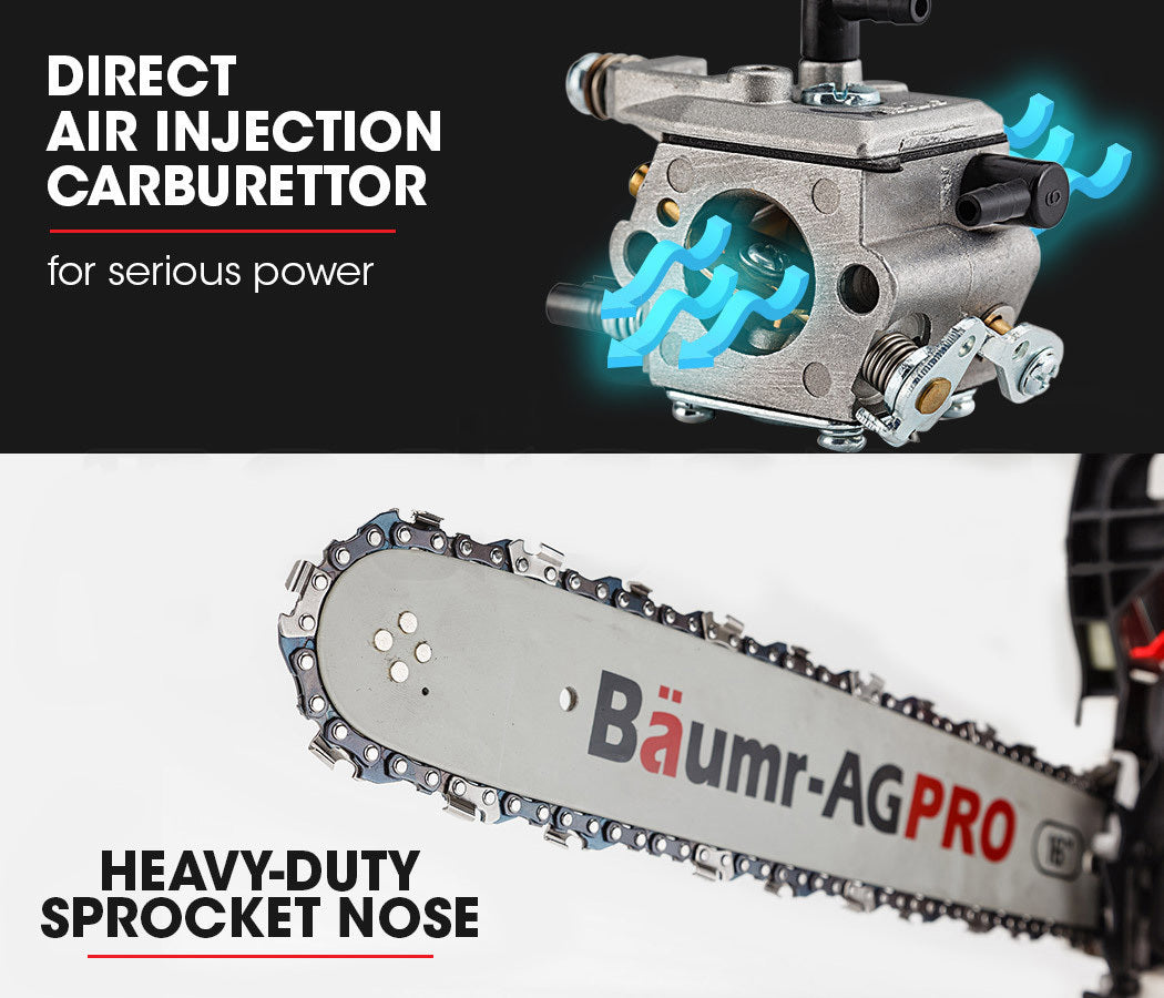 Baumr-AG 38CC Chainsaw 16" Bar E-Start