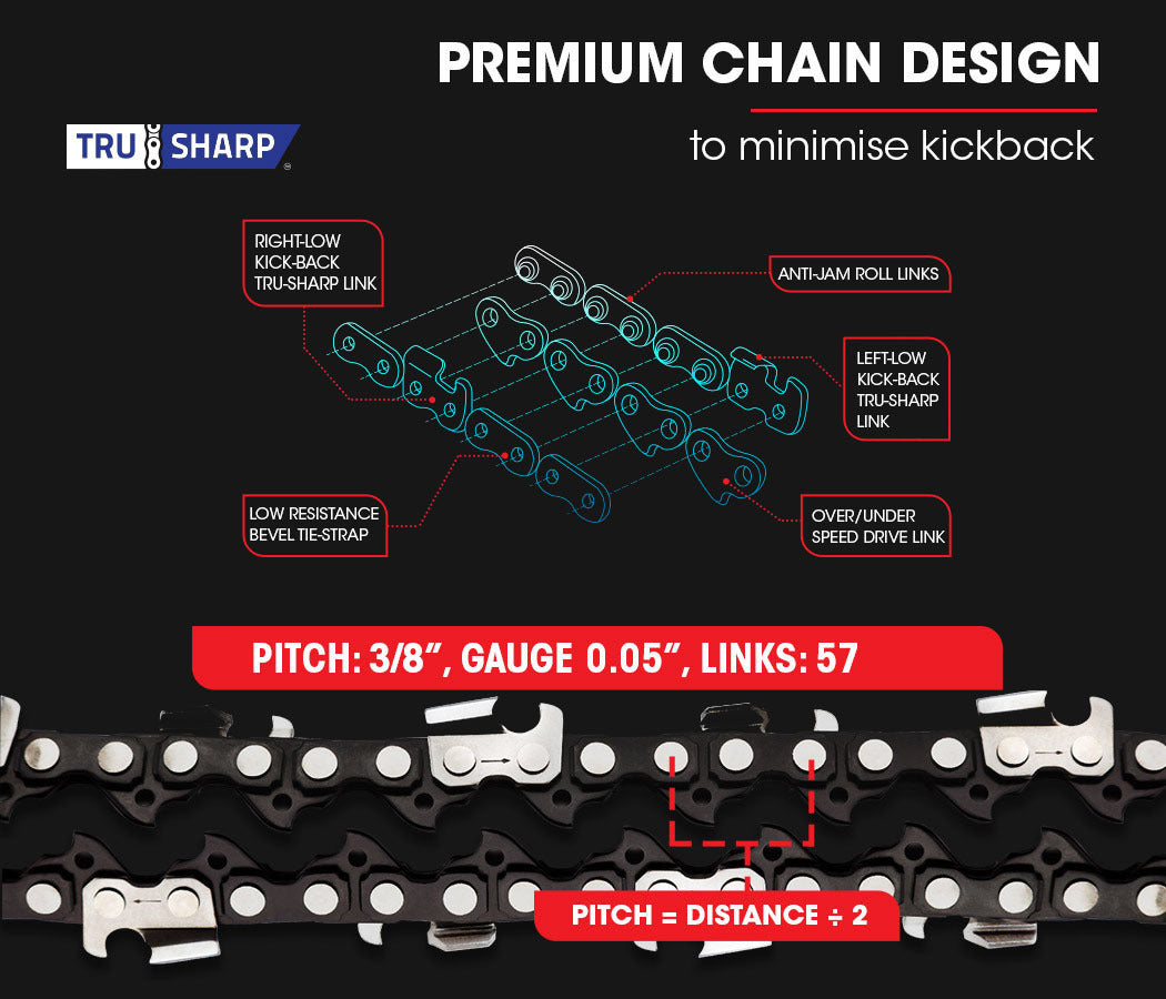 Baumr-AG 38CC Chainsaw 16" Bar E-Start