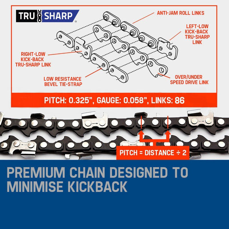MTM Chainsaw 22" Bar E-Start