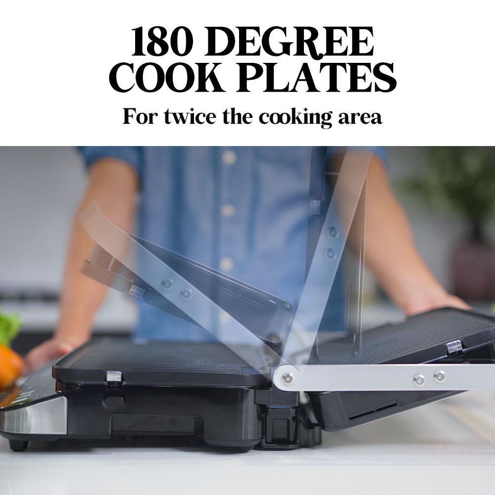 EuroChef Multi Contact Grill - 4-in-1 Appliance for Grilling & Toasting