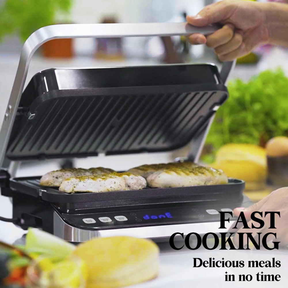 EuroChef Multi Contact Grill - 4-in-1 Appliance for Grilling & Toasting