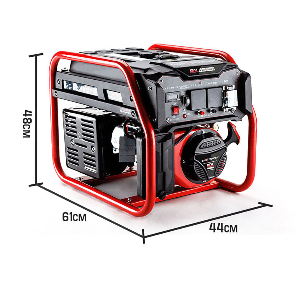 GENPOWER 4.2kW Single Phase Generator Petrol