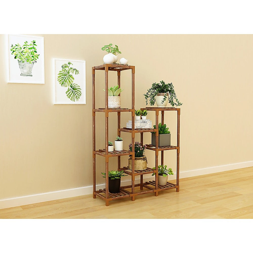 Nordic Style 9 Shelf Plant Stand