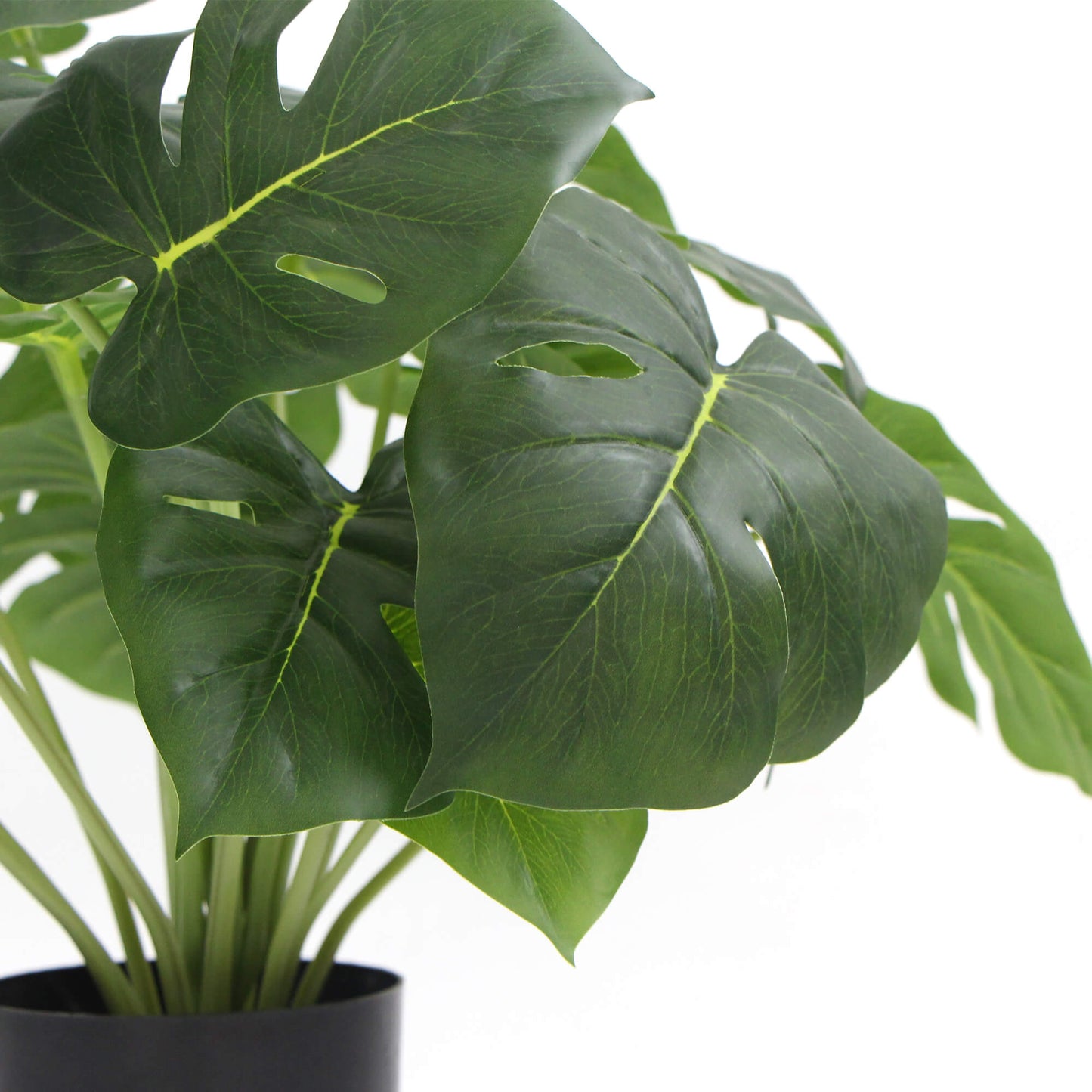 Potted Split Philodendron Real Touch Leaves 50cm