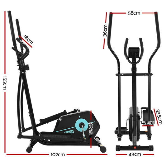 Everfit Elliptical Cross Trainer 8 Level Resistance