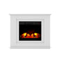 Devanti Electric Fireplace Fire Heater 2000W White