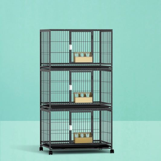 i.Pet 3 Stack Bird Cage 172cm x 90cm x 60cm