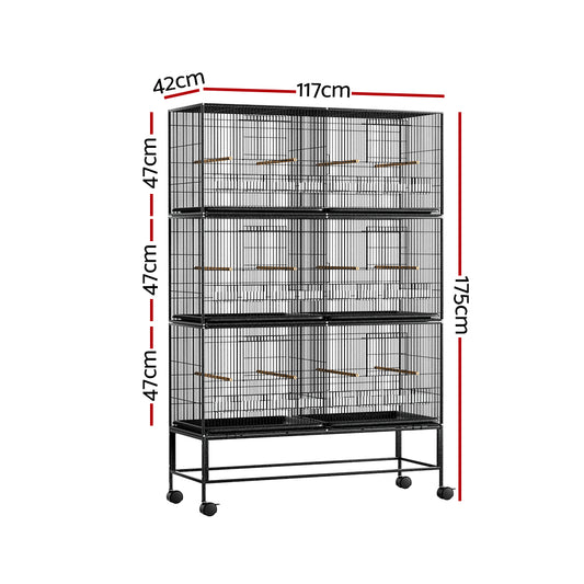 i.Pet Bird Cage 175cm x 117cm x 42cm