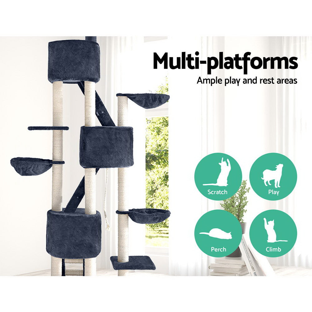 i.Pet Cat Scratch Tower 244cm x 70cm x 50cm
