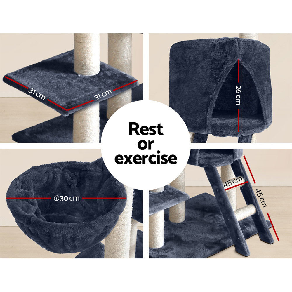 i.Pet Cat Scratch Tower 244cm x 70cm x 50cm