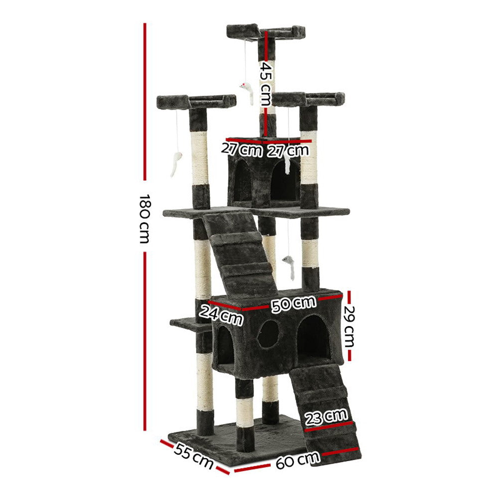 i.Pet Cat Scratch Tower 180cm x 60cm x 55cm