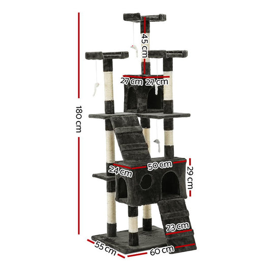 i.Pet Cat Scratch Tower 180cm x 60cm x 55cm