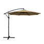Instahut 3m Outdoor Umbrella Cantilever Beach Garden Patio Beige