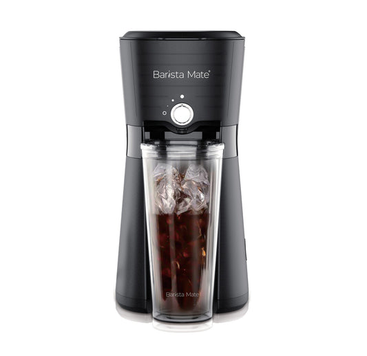 Barista Mate Digital Iced Coffee Maker Reusable Cup & Straw Included