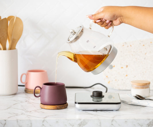 1.2L Digital Glass Kettle - Tea Pot & Infuser 800W
