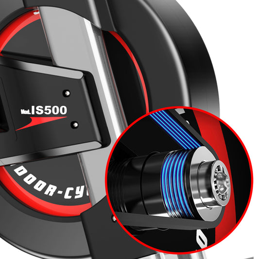 Powertrain IS-500 Spin Bike Electroplated flywheel