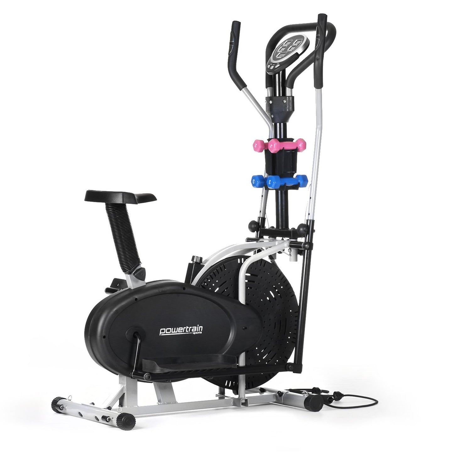 Powertrain 5-in-1 Elliptical Cross Trainer with Dumbbell Sets