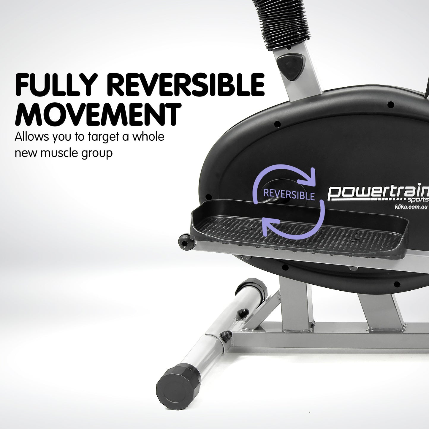 Powertrain 5-in-1 Elliptical Cross Trainer with Dumbbell Sets