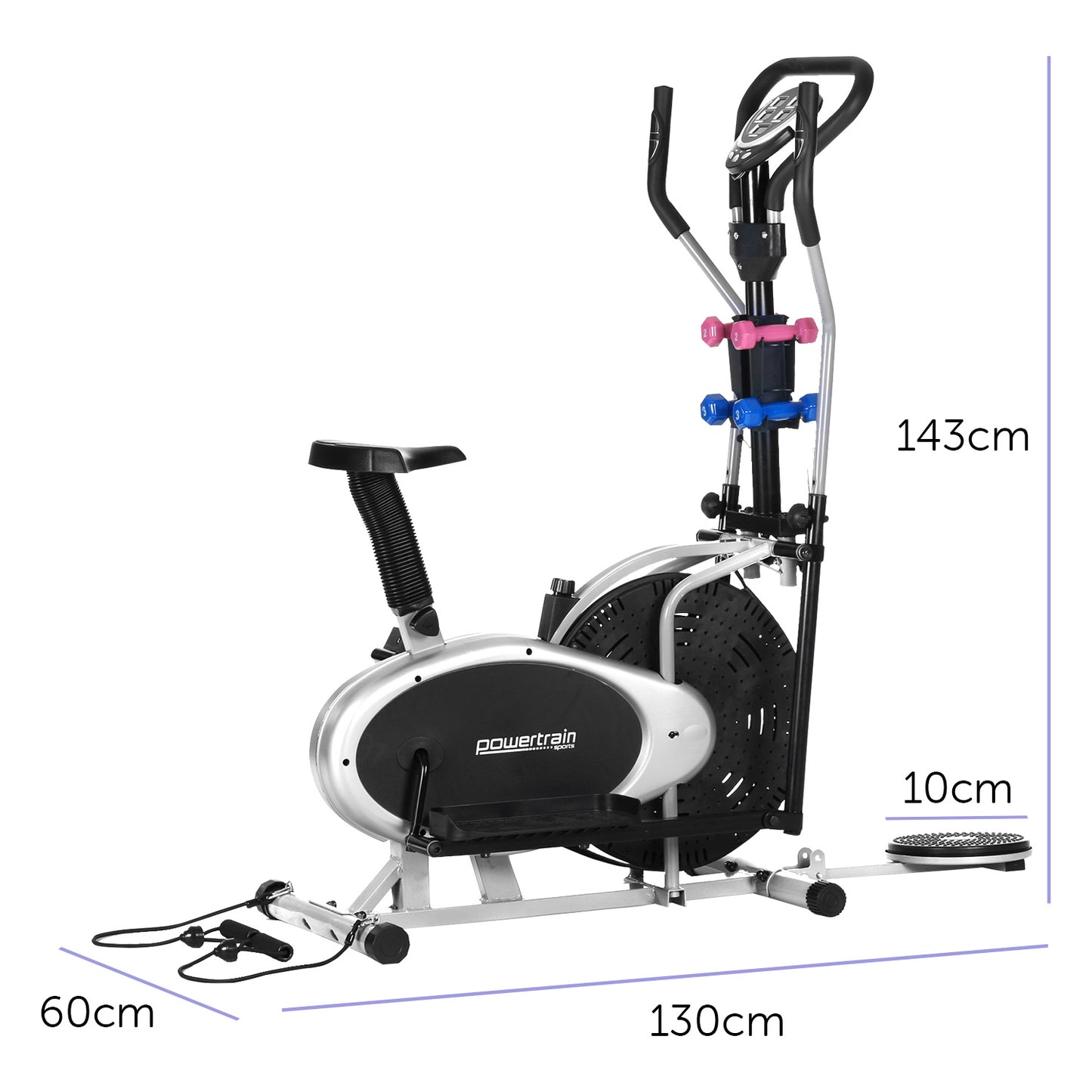 Powertrain 6-in-1 Elliptical Cross Trainer