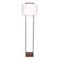 Sarantino Wood Floor Lamp in Cherry Finish