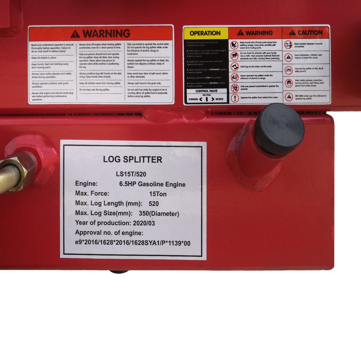 Yukon 15 Ton Petrol Log Splitter