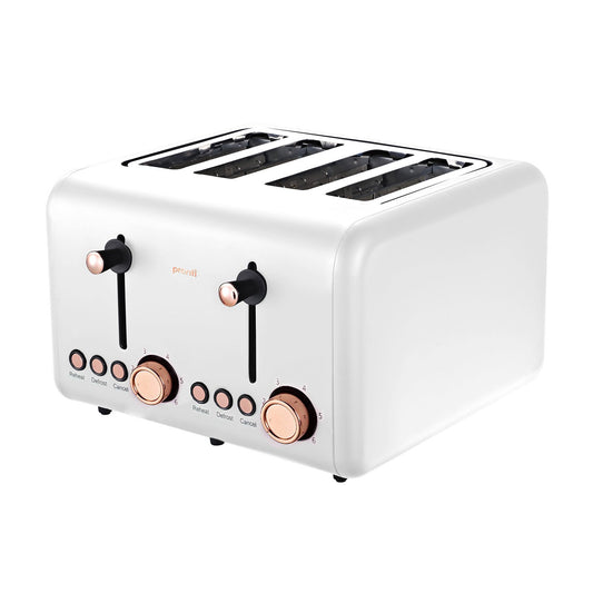 Pronti 4 Slice Toaster Rose Trim Collection