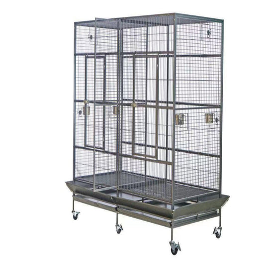 YES4PETS Twin Bird Cage 195cm x 217cm x 117cm