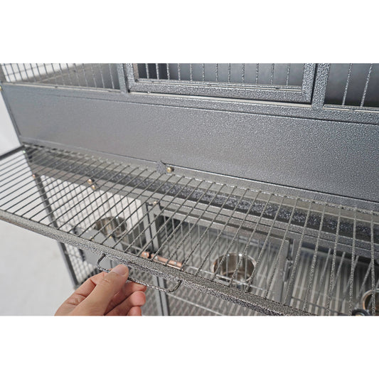 YES4PETS Triple Stacker Bird Cage 187cm x 93cm x 61cm