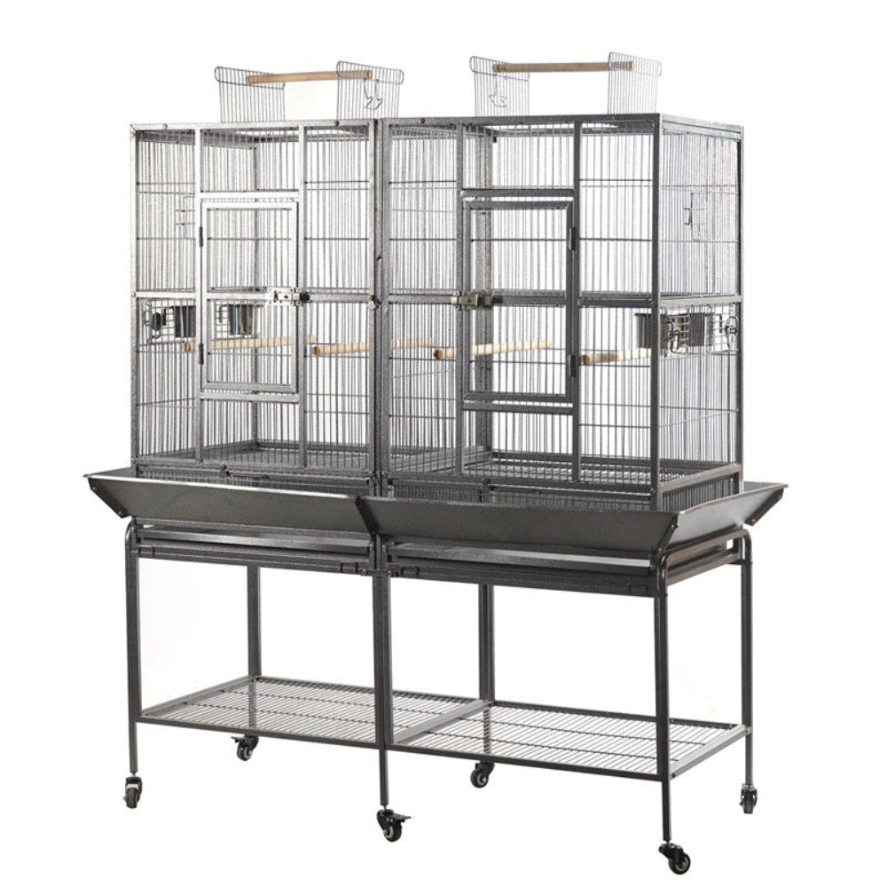 YES4PETS Twin Bird Cage 184cm x 140cm x 60cm