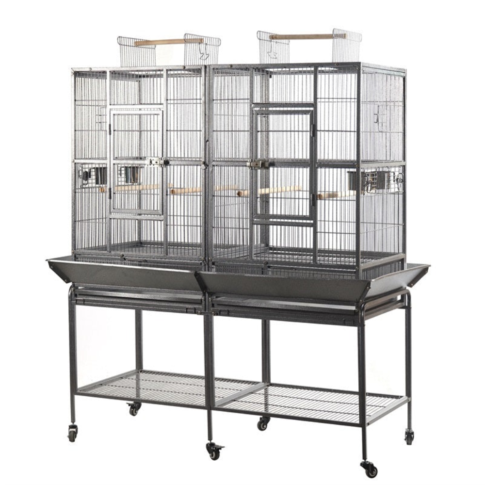 YES4PETS Twin Bird Cage 184cm x 140cm x 60cm