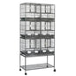 YES4PETS 3 Stacker Bird Cage 208cm x 96cm x 46cm