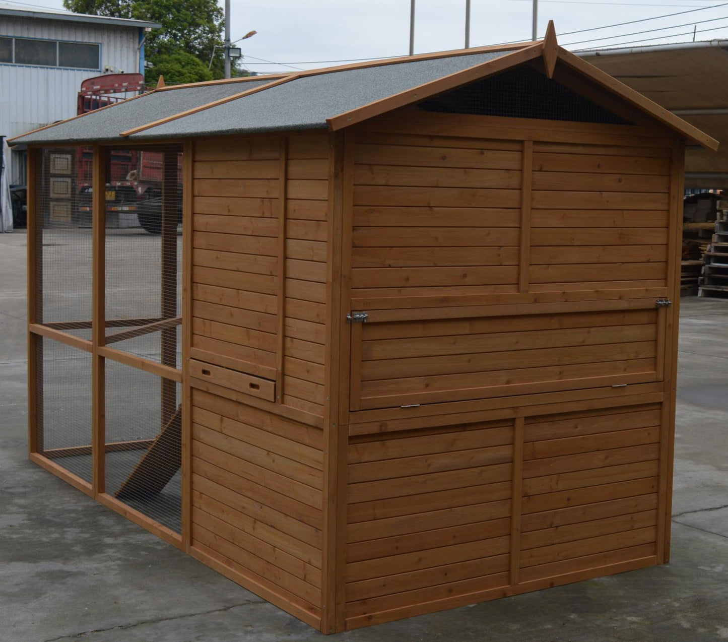 YES4PETS Walk in Chicken Coop 3m x 1.8m x 1.57m